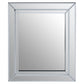 Flourish Square Silver Mirror