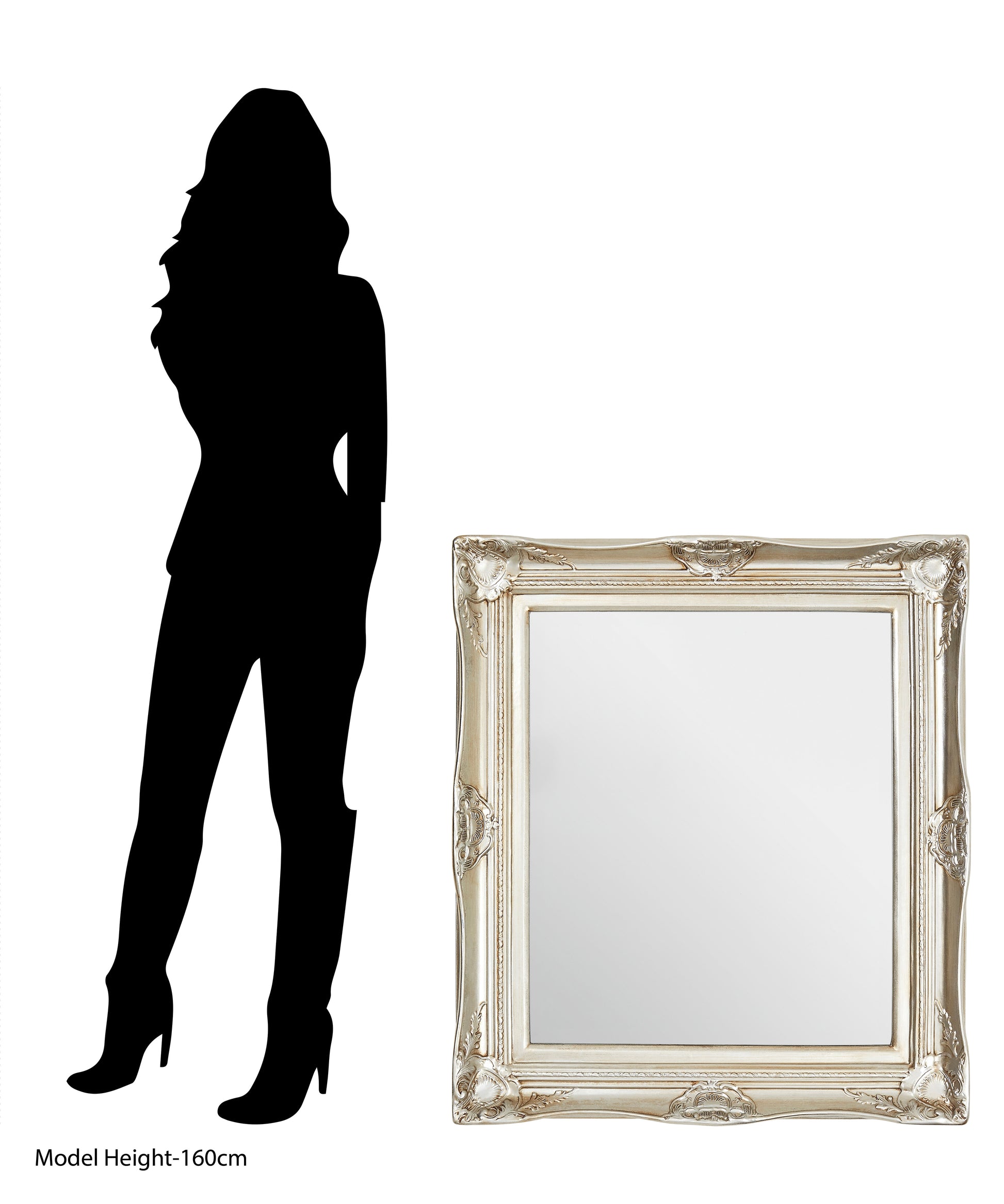 Fantasy Rectangular Golden Mirror