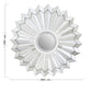 Bloom Round Silver Mirror