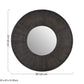 Timeless Round Metallic Mirror