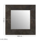 Aura Square Brown Mirror