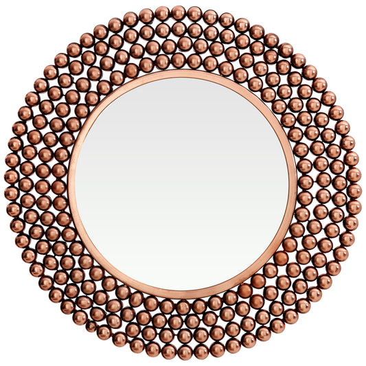 Nomad Round Copper Mirror