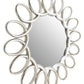 Luxe Round Silver Mirror