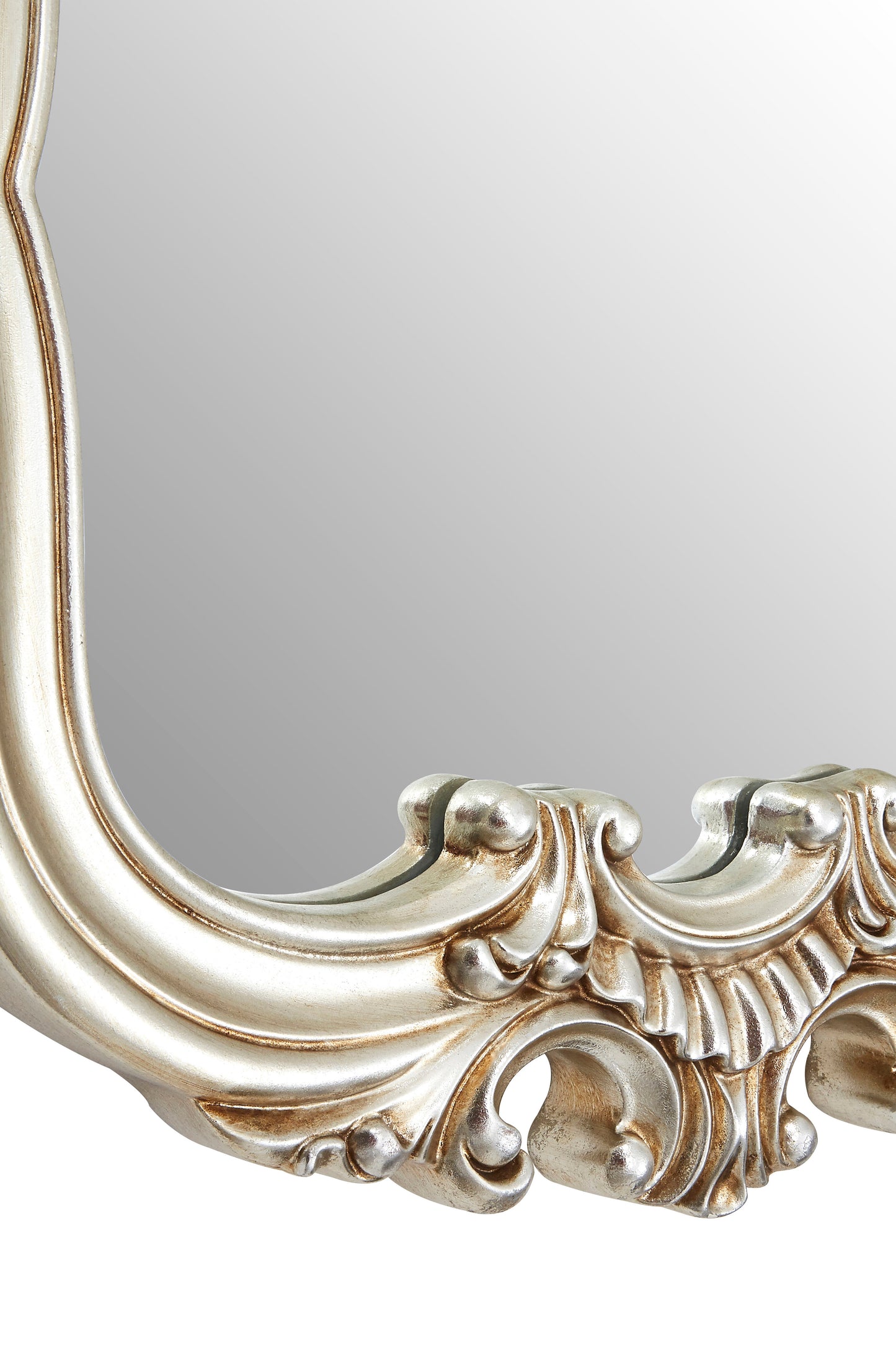 Allure Crest Silver Mirror