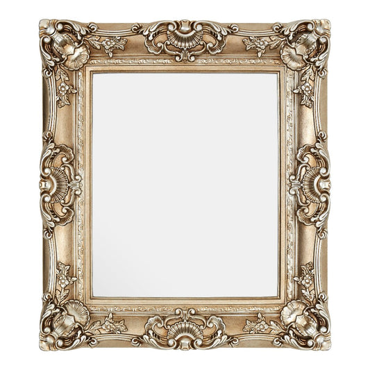 Aura Rectangular Golden Mirror