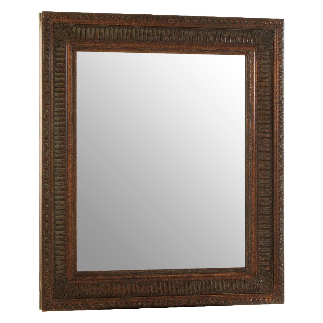 Treasure Rectangle Brown Mirror