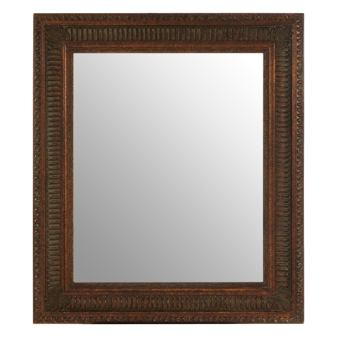 Treasure Rectangle Brown Mirror