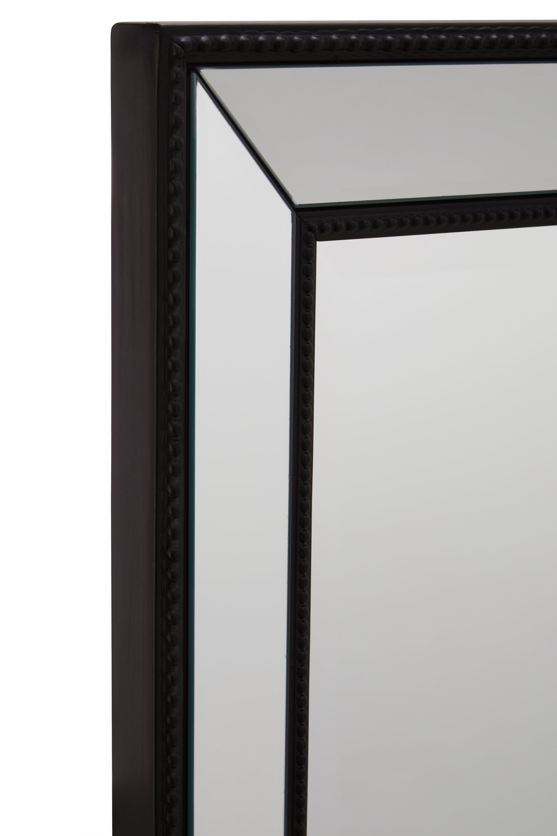 Noir Rectangular Silver Mirror