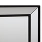 Noir Rectangular Silver Mirror