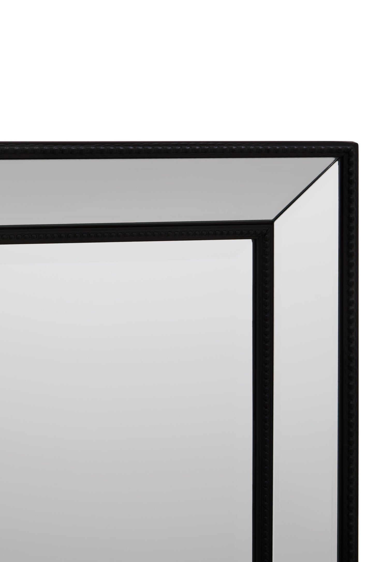 Noir Rectangular Silver Mirror