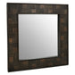 Rustic Square Brown Mirror