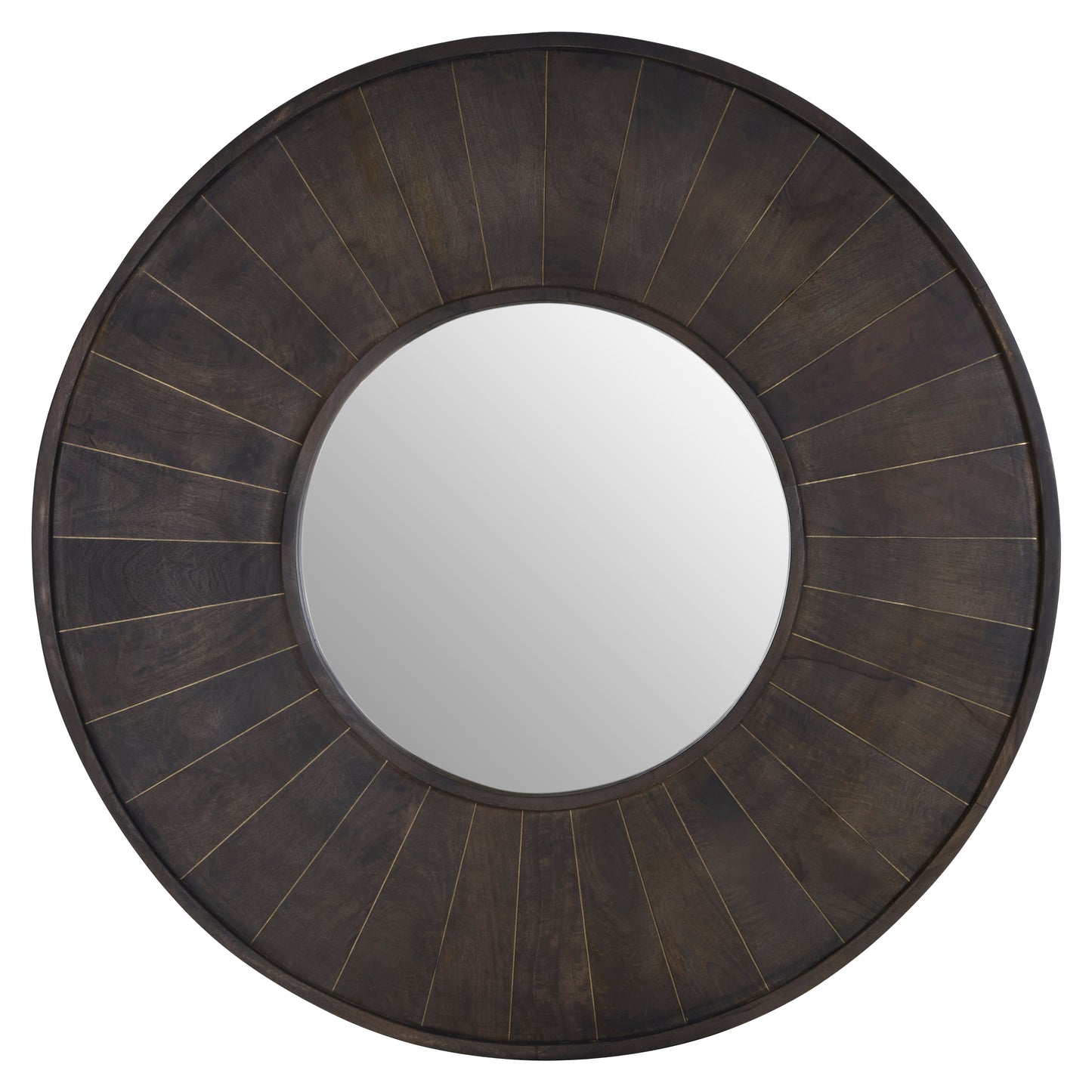 Timeless Round Metallic Mirror