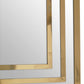 Luxe Rectangular Golden Mirror