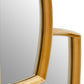 Symmetry Rectangular Golden Mirror