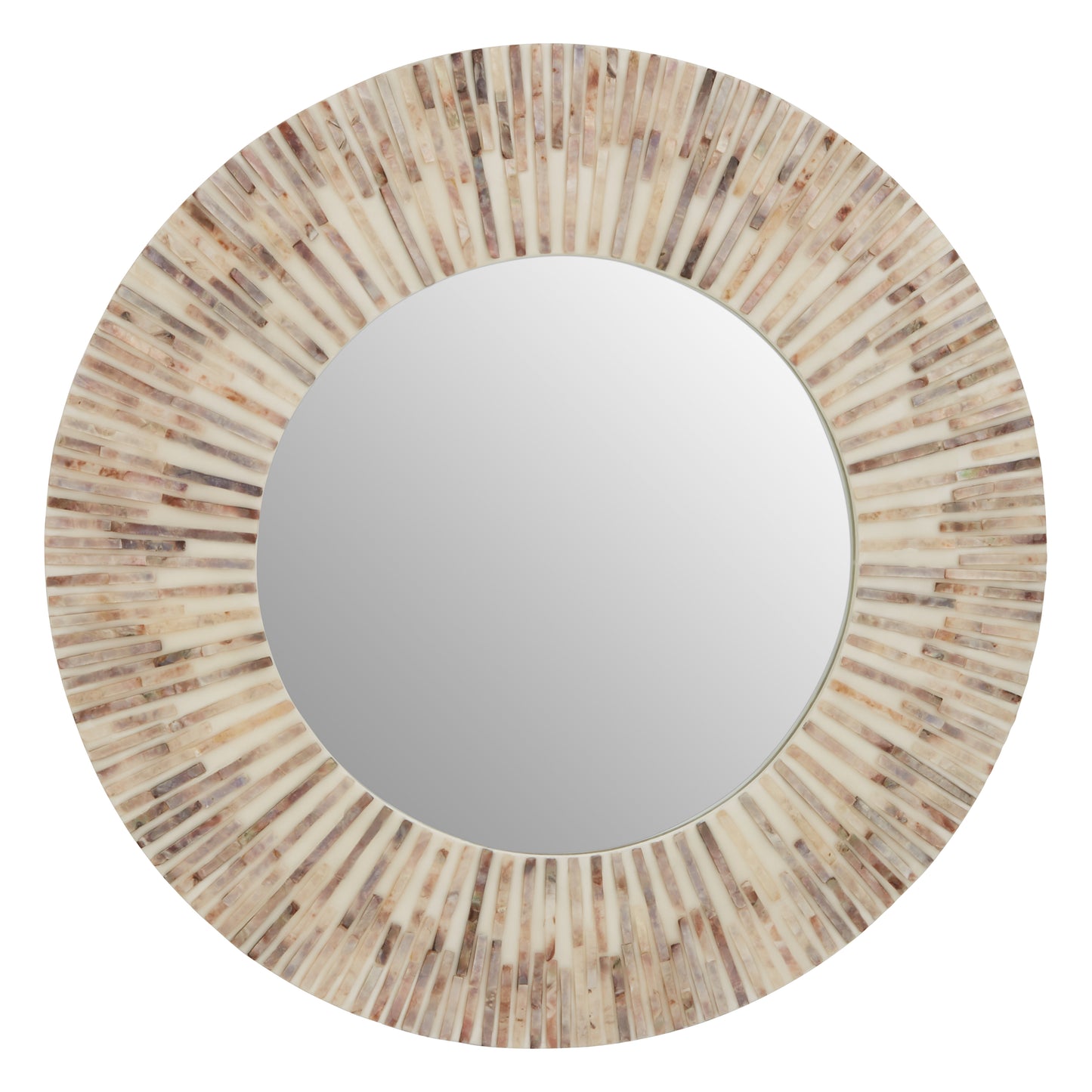 Element Round Natural Mirror