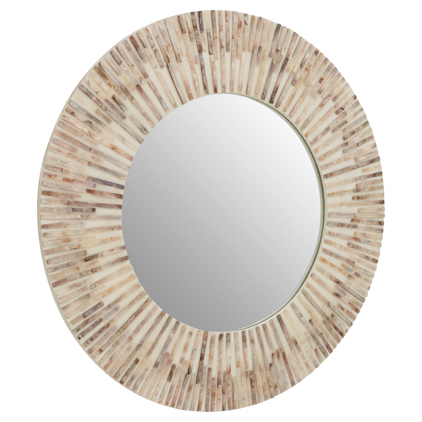 Element Round Natural Mirror