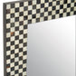 Eclipse Square Black and White Mirror