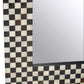 Eclipse Square Black and White Mirror