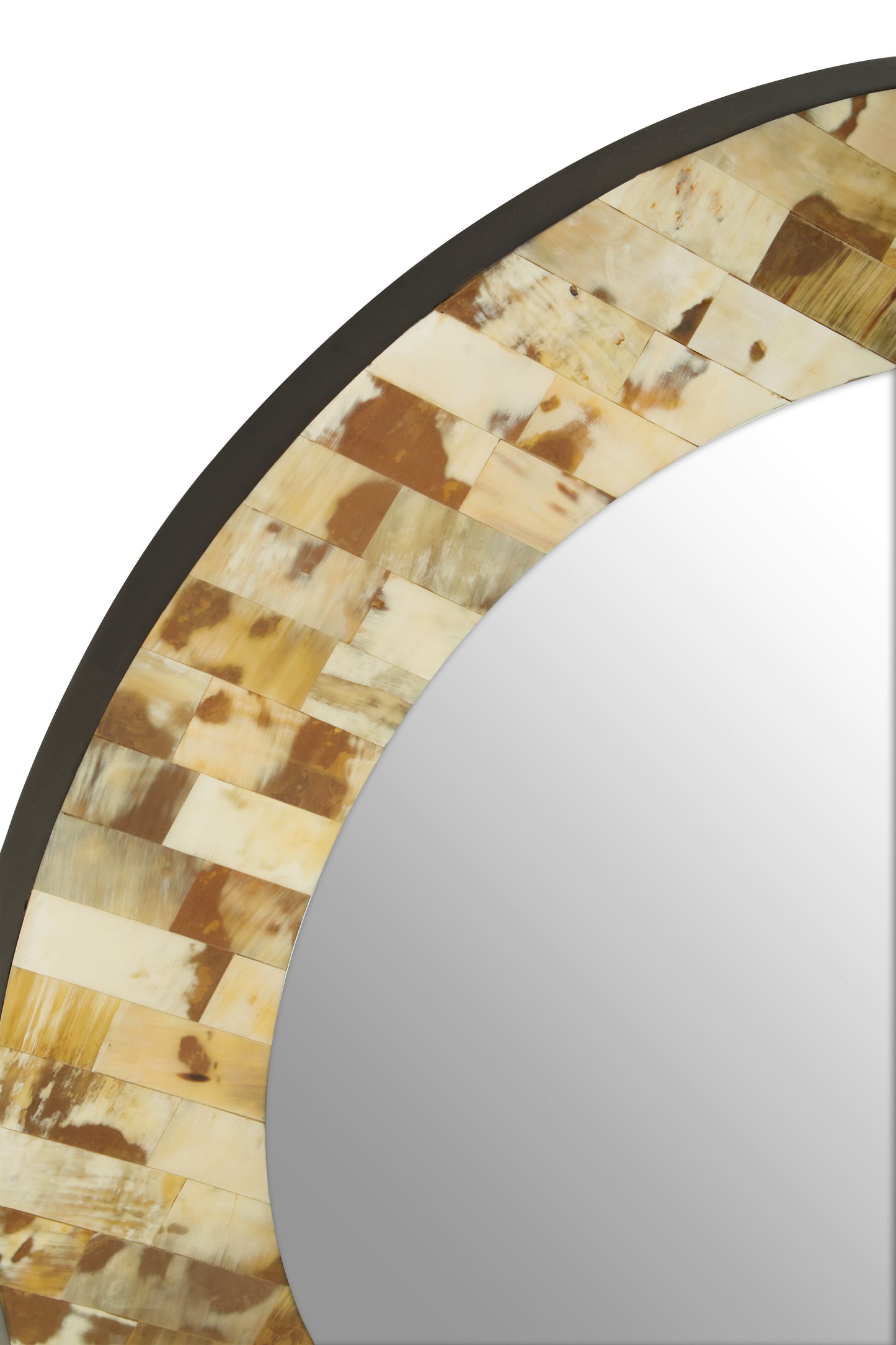 Serenity Round Cream Mirror