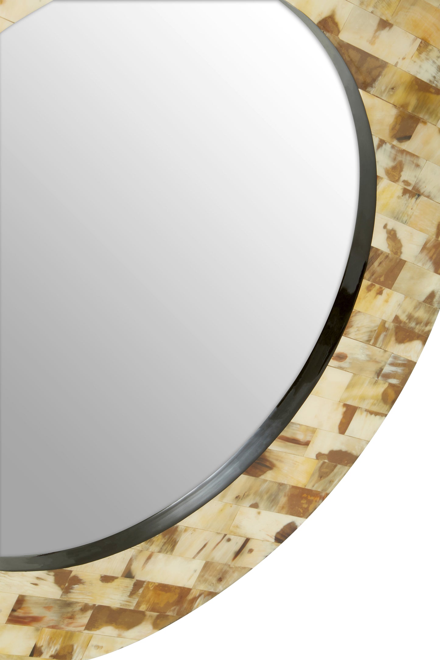 Serenity Round Cream Mirror