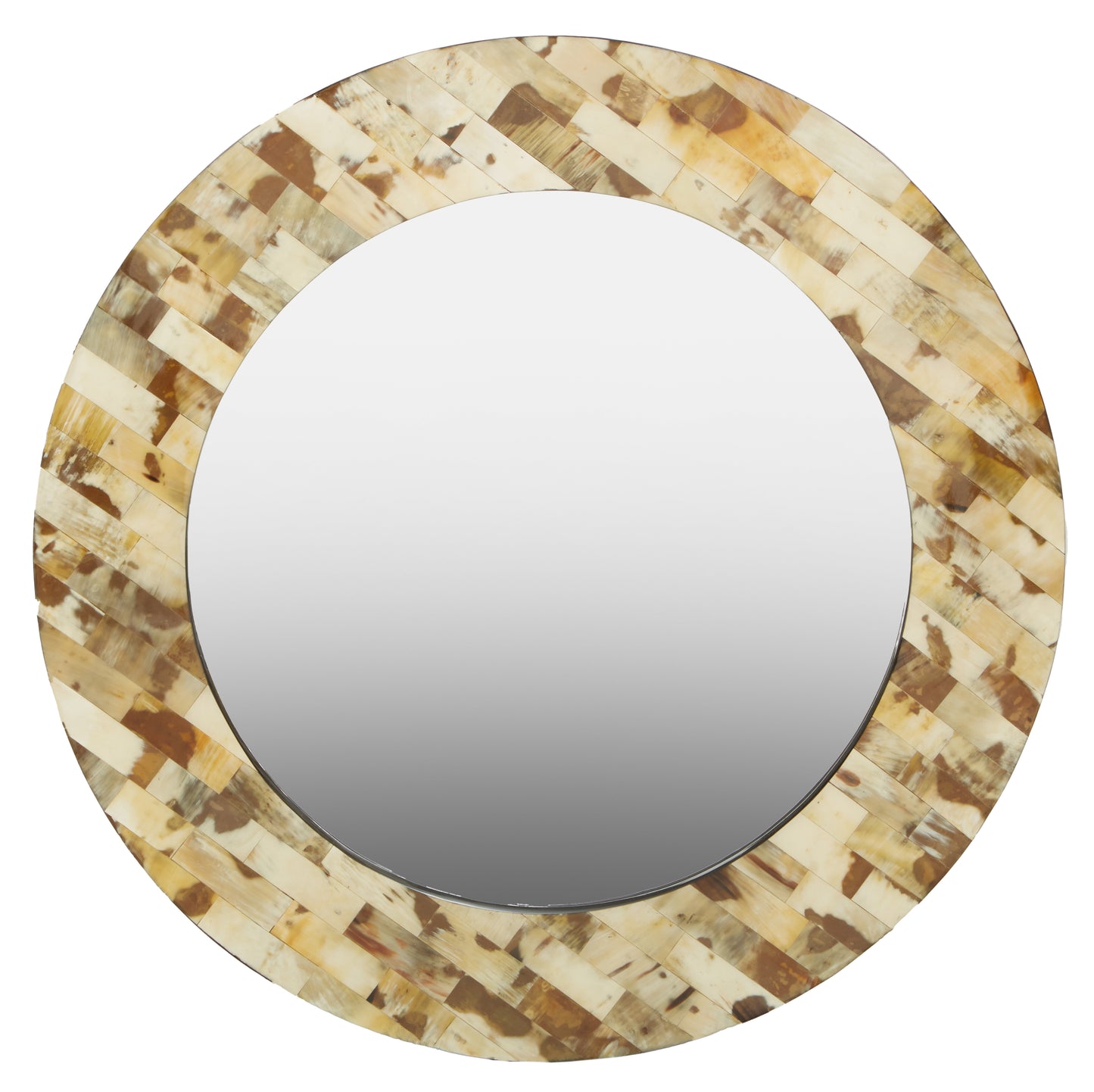 Serenity Round Cream Mirror