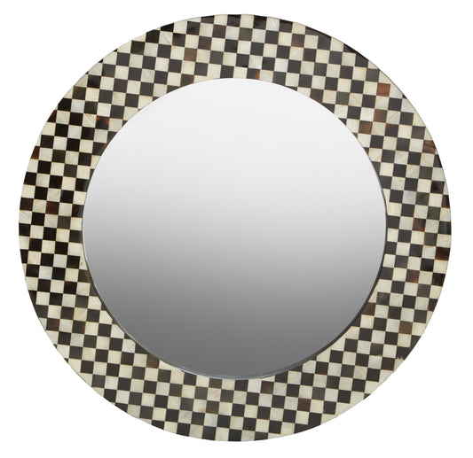 Harmony Round Shell Mirror