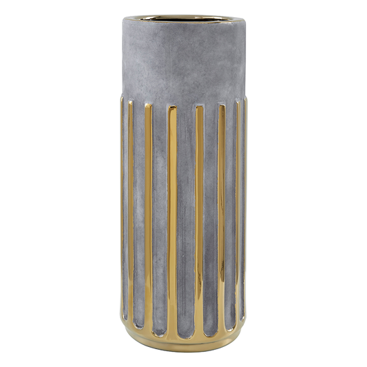 Hannah Golden Grey Vase