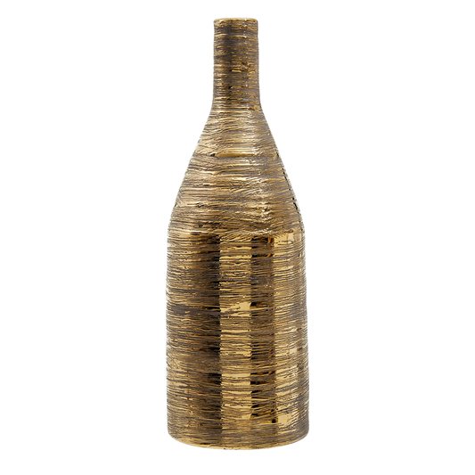 Thea Tall Golden Modern Vase