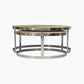 Haven Wooden Round Nesting Coffee Tables