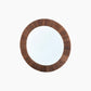 Echo Round Reclaimed Wood Mirror