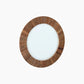 Echo Round Reclaimed Wood Mirror