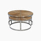 Haven Wooden Round Nesting Coffee Tables