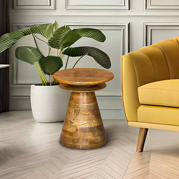 Tropica Wooden Round Side Table