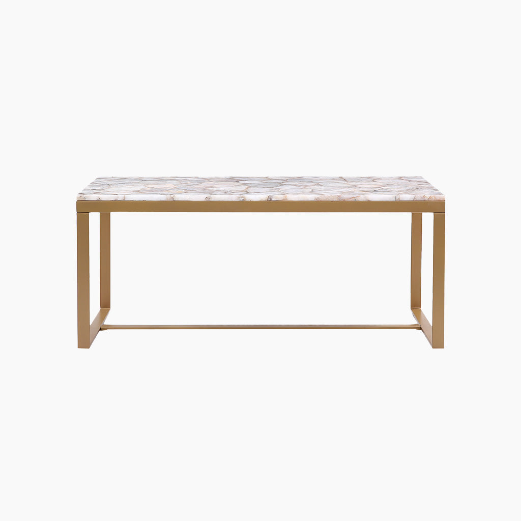 Luminous Stone Rectangle Coffee Table