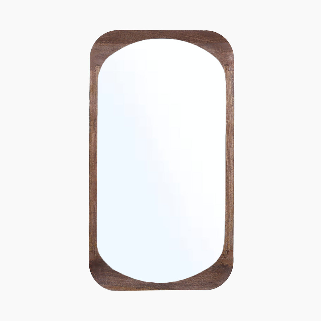 Revival Rectangle Brown Mirror