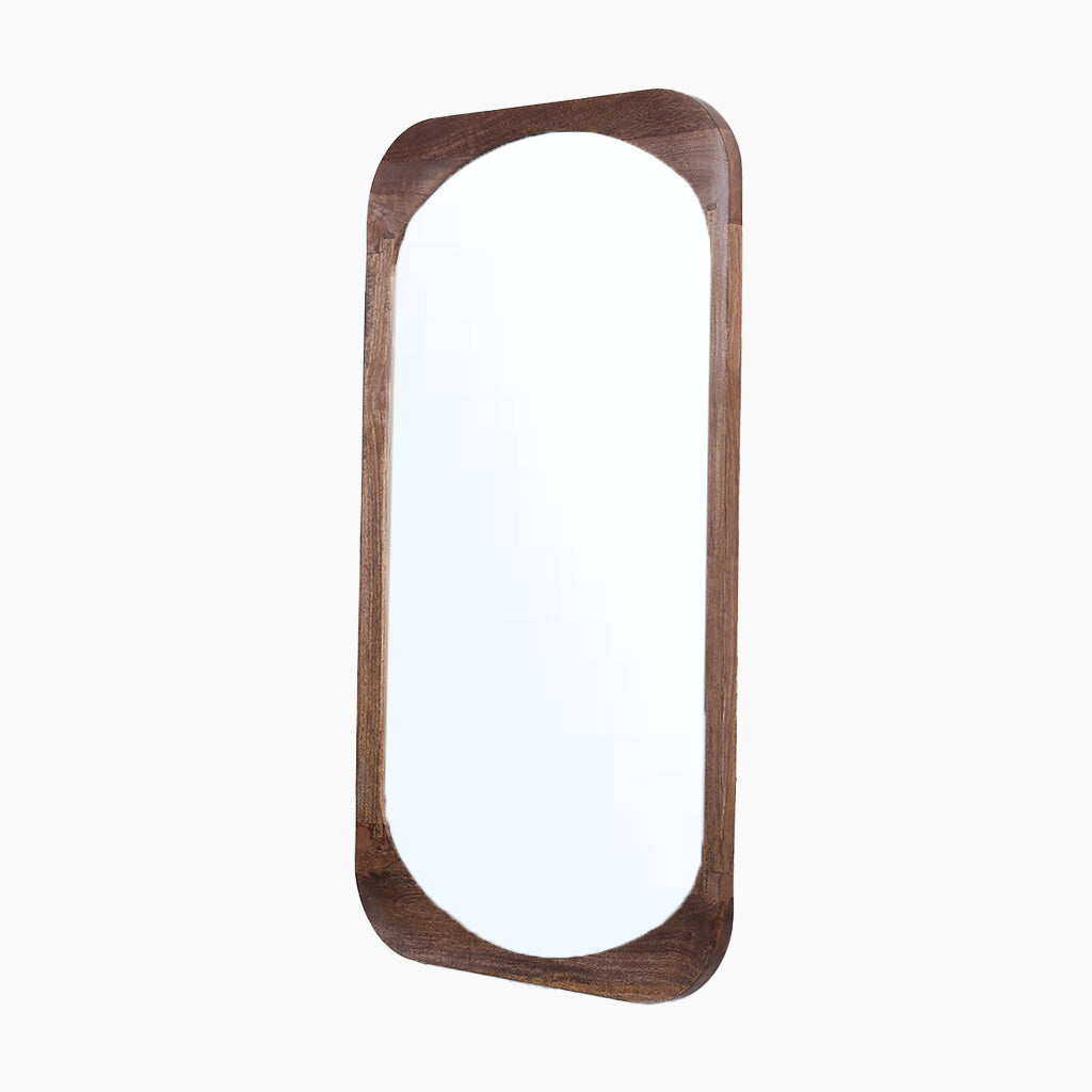 Revival Rectangle Brown Mirror