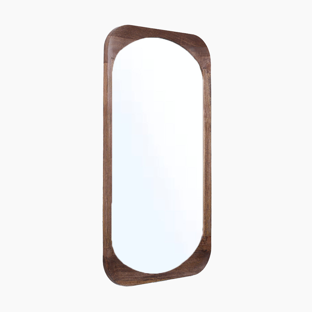 Revival Rectangle Brown Mirror