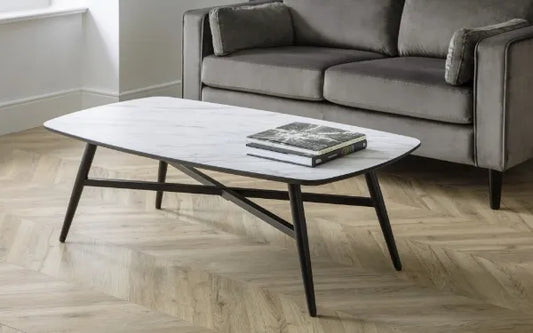 Lengai Rectangular Marble Coffee Table