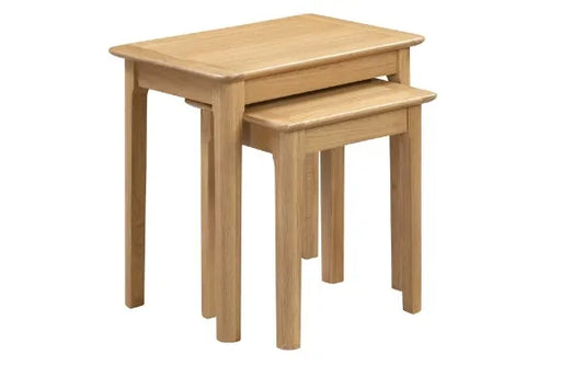 Nevis Oak Nesting Side Tables