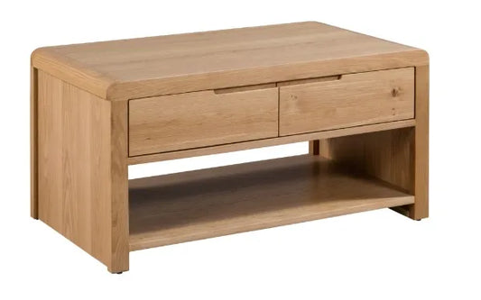 Massif Oak Coffee Table With Storage