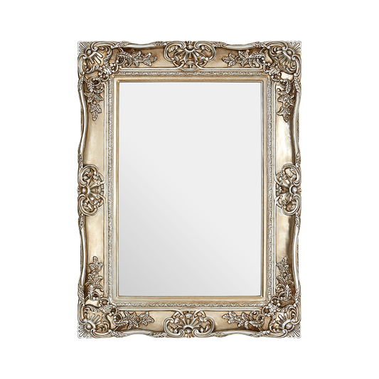 Halo Rectangular Golden Mirror