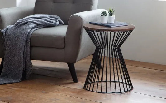 Rainier Round Modern Side Table