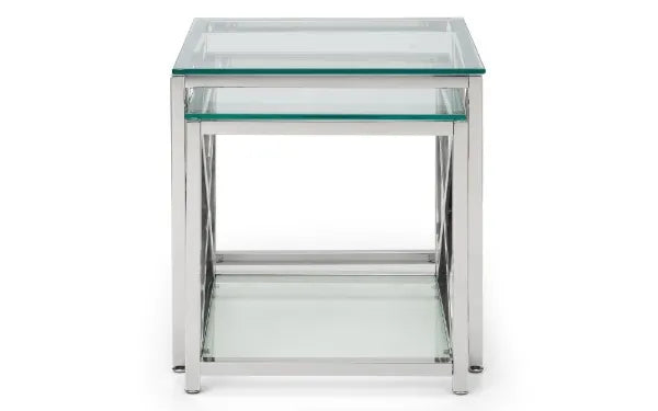 Stob Silver Nesting Side Tables