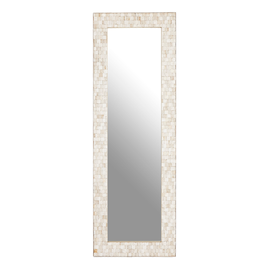 Mosaic Rectangle White Mirror