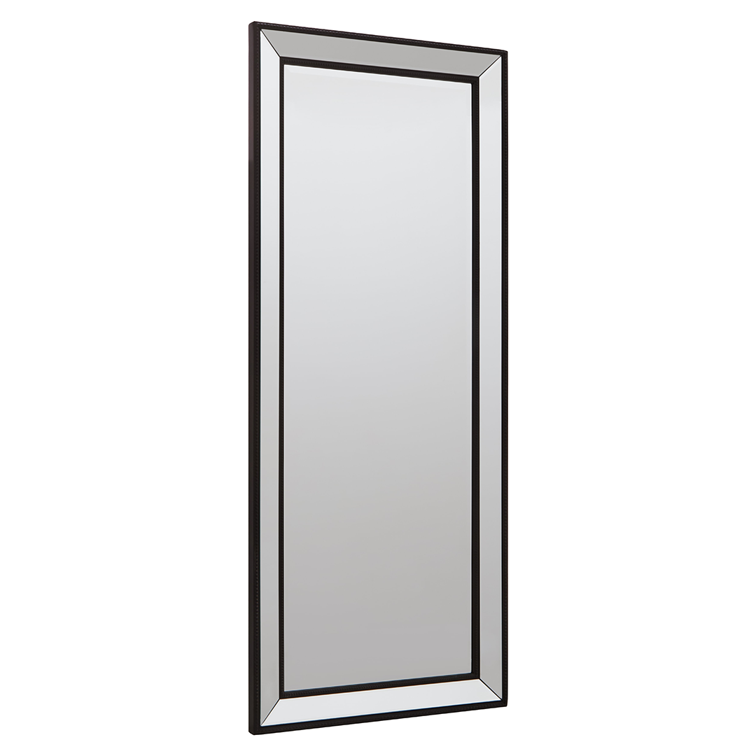 Noir Rectangular Silver Mirror