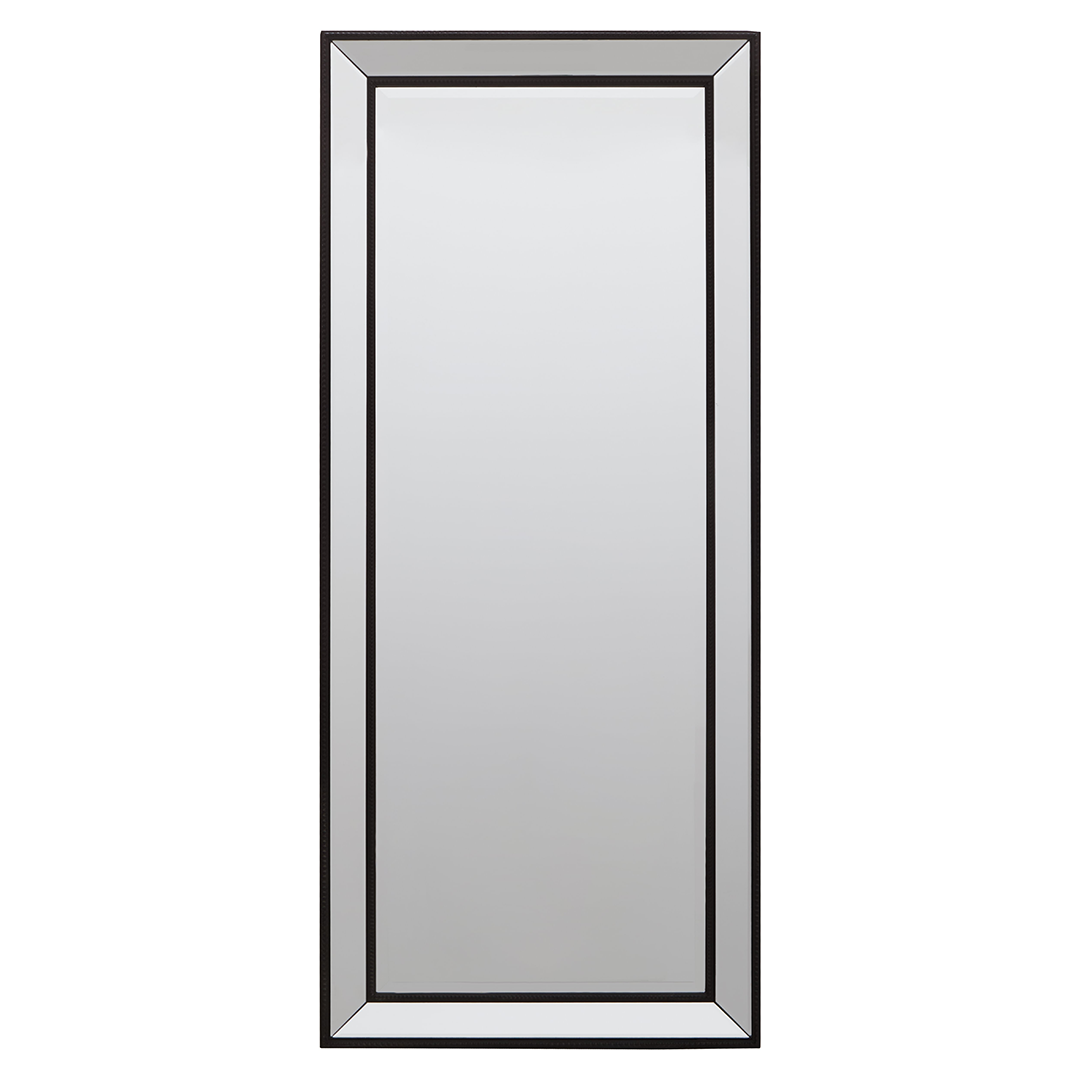 Noir Rectangular Silver Mirror