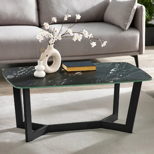 Sinai Black Marble Coffee Table