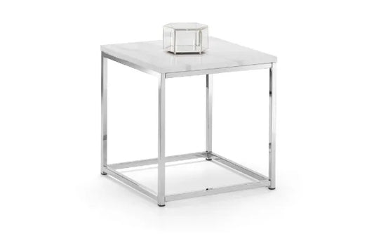 Whitney Marble Effect Side Table