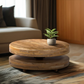 Strata Wooden Round Coffee Table