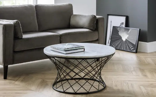 Ossa Round Marble Coffee Table